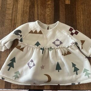 Little Co by Lauren Conrad Christmas Holiday Sweatshirt Dress - 3 months
